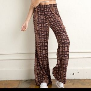 Printed Flare Pants